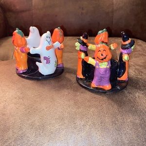 Vintage Halloween Candle Holder